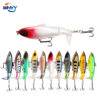 whyy 1pcs whopper plopper fishing lure 17 8g catfish lures for fishing tackle floating rotating tail artificial baits