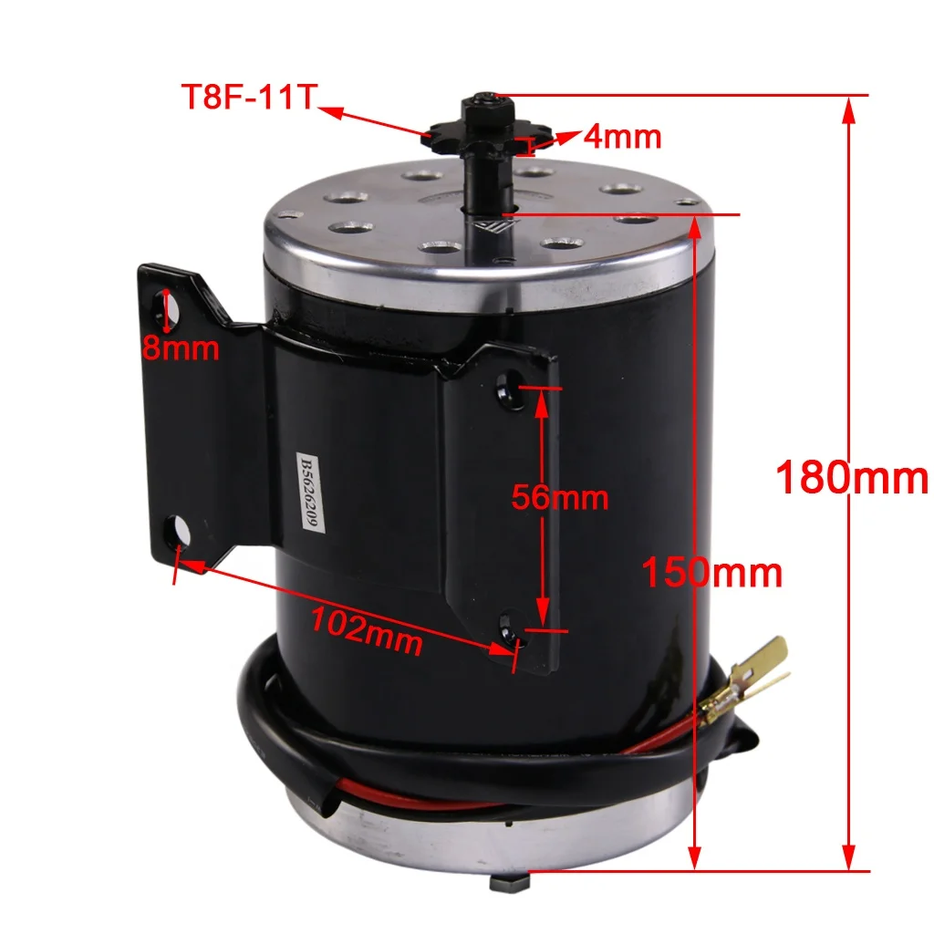 Hot Sale 48v 1000w Brush Motor Electric Go Kart Atv Scooter Razor Dirt Bike E Bike