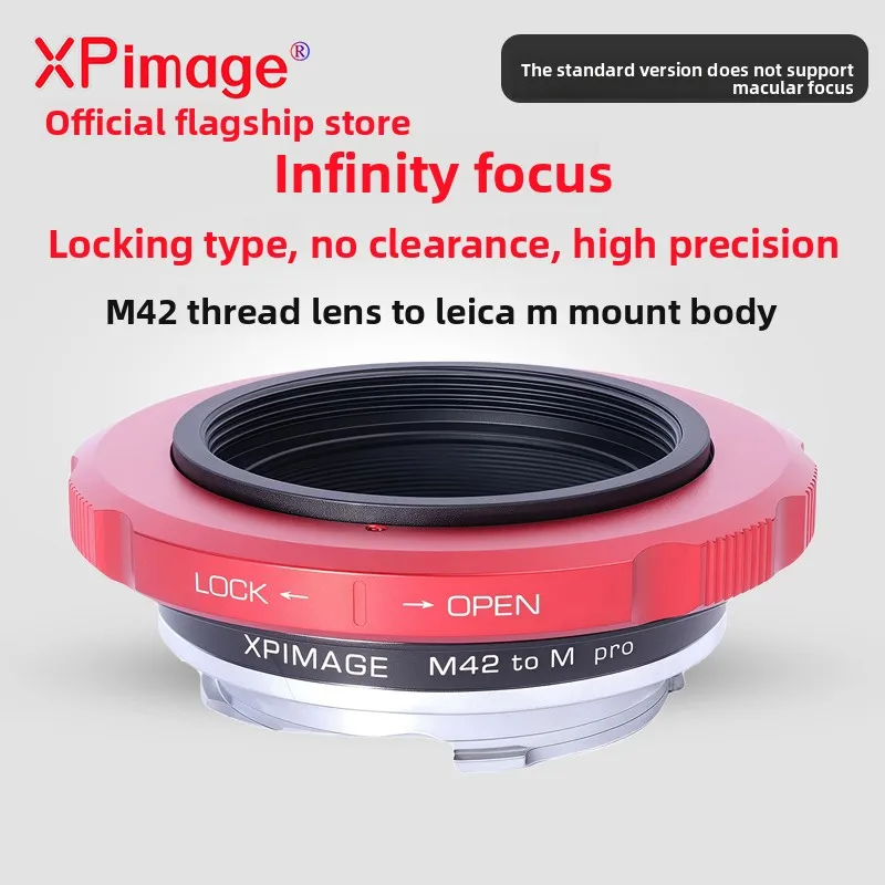 Фото Переходное кольцо XPimage M42-M Taikuma Zeiss для объектива с 8-лепестковой блендой M42 на Leica M11 M10 M240. №1