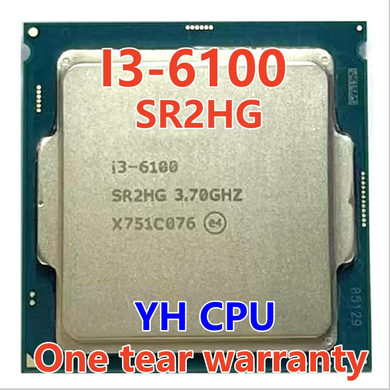 

I3-6100 i3 6100 SR2HG 3,7 ГГц двухъядерный четырехпоточный процессор 51 Вт Процессор LGA 1151