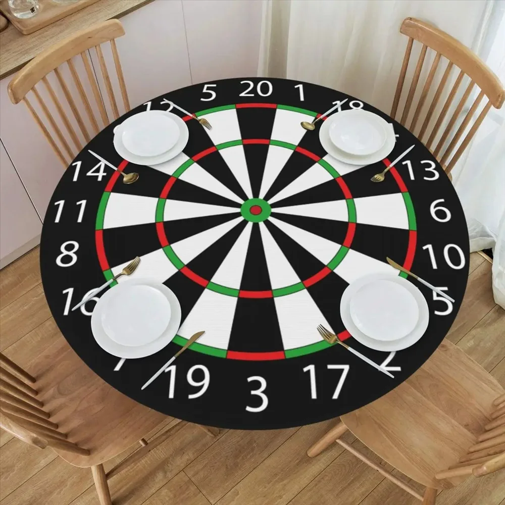 Скатерть для стрел и водонепроницаемая круглая скатерть столовой домашний