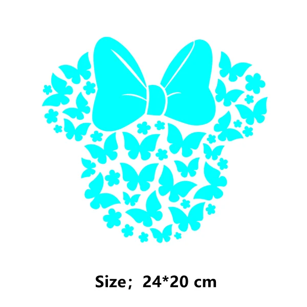 Симпатичные наклейки для одежды с Минни Маус