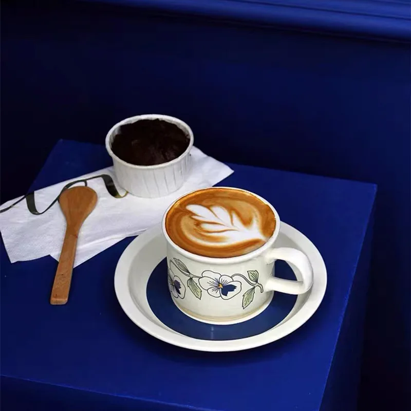 

Coffee Cup Large Capacity Ceramic Cup Retro Creative Chinese Kung Fu Tea Cup Coffee Cups Set Cup Couple Gift Cup DIY