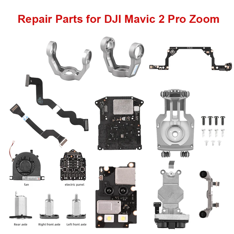 

Repair Parts for Dji Mavic 2 Pro Zoom Fan ESC Arm Rolling Shaft TOF Module Flex Cable Gimbal Mounting Replacement Accessories