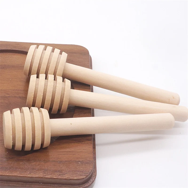 

Деревянная мини-ложка для меда, экологически чистая длинная ручка, палочка для смешивания, десертный инструмент, деревянная мешалка для мед...