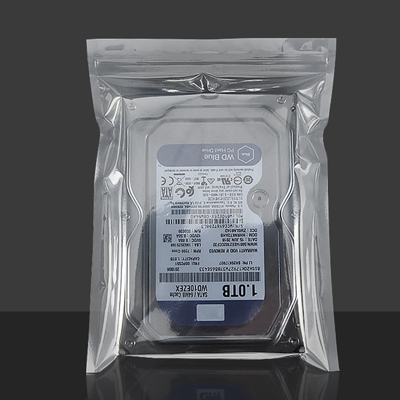

100pcs Anti-Static Packaging Pouches Waterproof Premium Shielding Zipper Bag Suitable for Motherboard Memory Bank HANW88