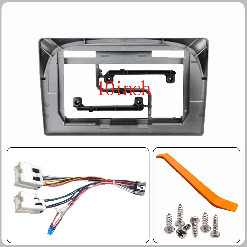 Фото Для Nissan Palatin D22 2004-2013 10-дюймовый радиоприемник Android стерео рамка панель приборная панель мультимедийный экран жгут проводов видеокабеля №5