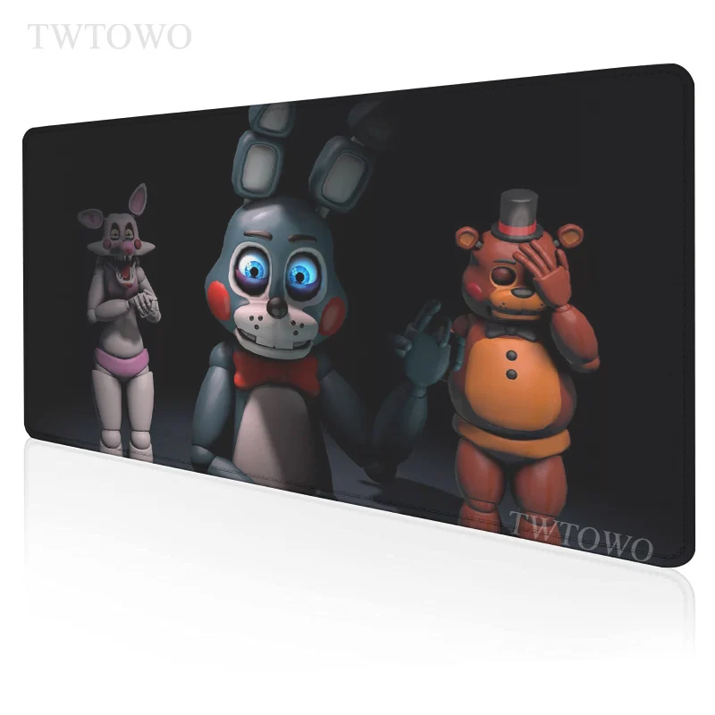 Fnaf Bonnie Mouse Pad Gamer XL Home HD New Mousepad XXL Mouse Mat Office Carpet Anti Slip Soft Laptop Mouse Mat