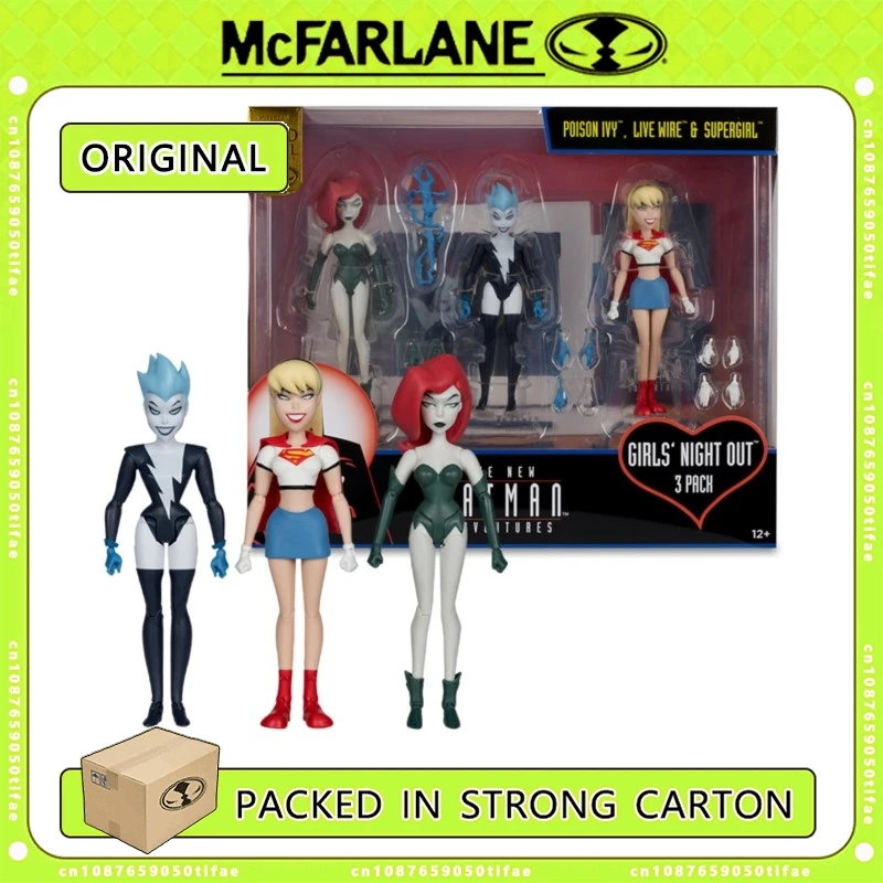 Mcfarlane Toys Dc Direct TNBA Multipack Poison Ivy &amp Live Wire Supergirl (золотая этикетка) 3 шт. Фигурка