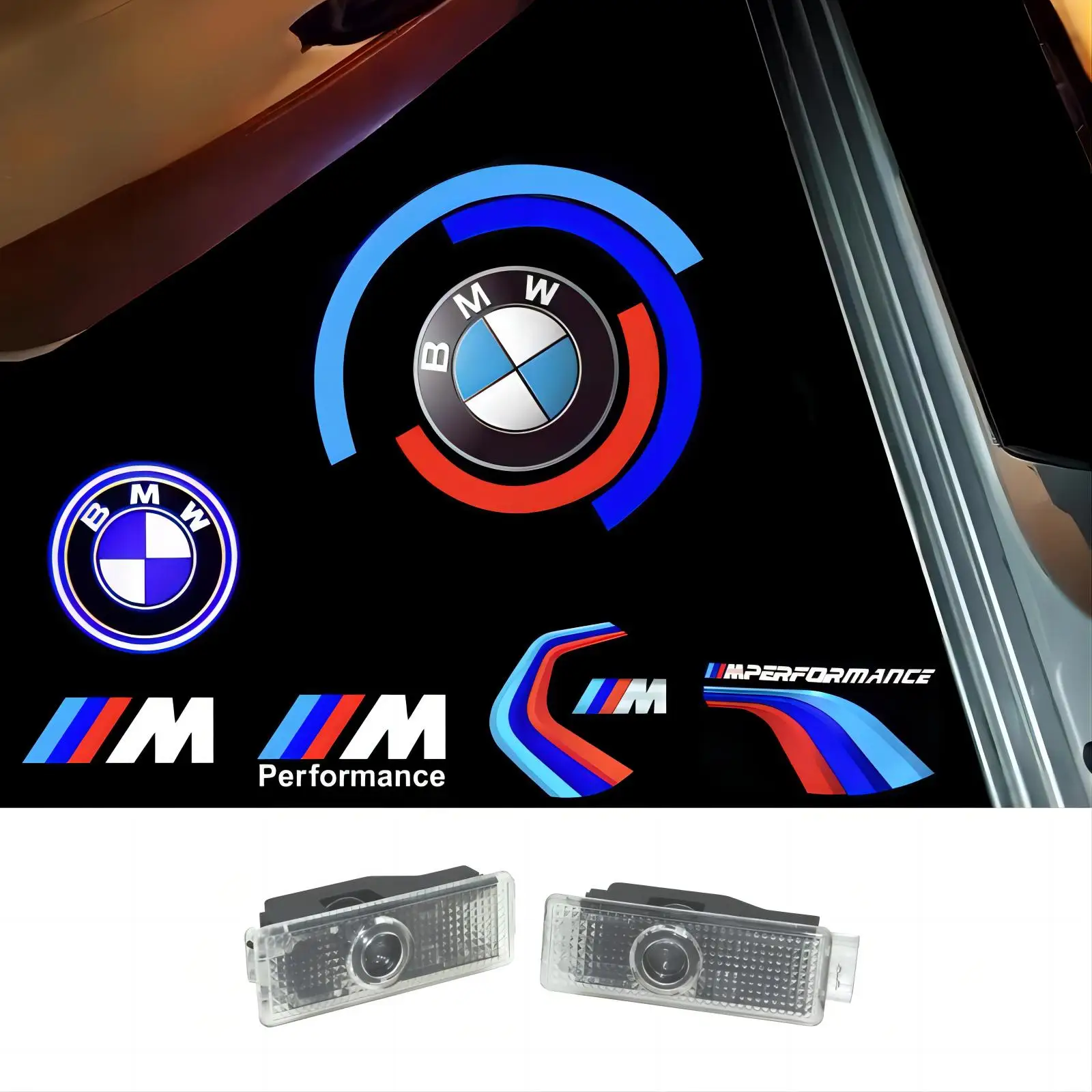 2X для BMW M X5 E70 F15 G05 2007-2023 2020 2015 2017 2021 2008 2016 2012 2011 двери автомобиля светодиодный