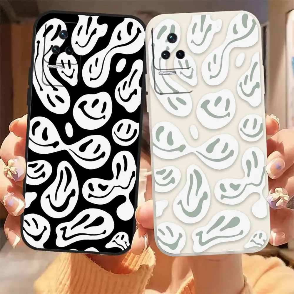 

Trippy Funny Smiley Face Phone Case For Redmi K60E K60 K50 K40S K40 K30 K20 12C 10C 9A 9 8A 8 10X 10A 10 Pro 4G 5G Gaming Case