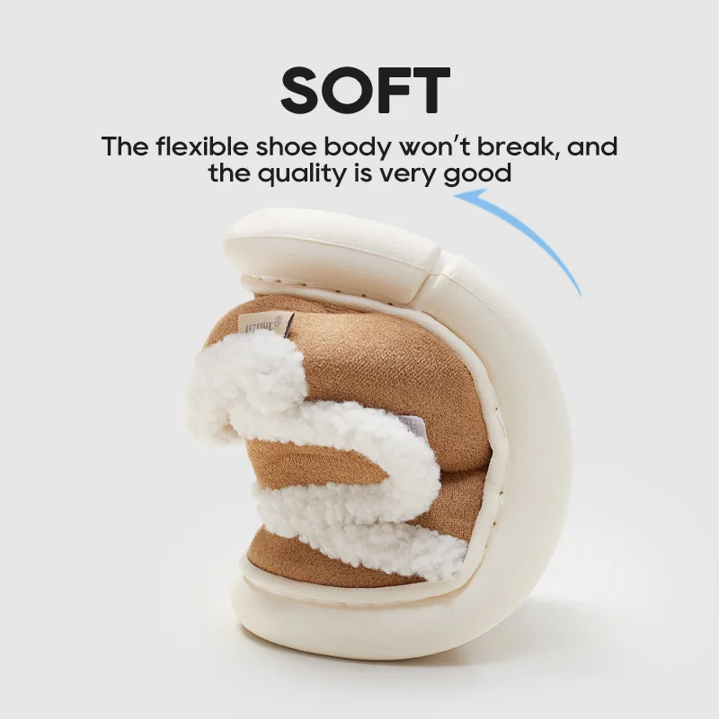 UTUNE зимняя хлопковая обувь для мам легко чистящийся материал изолированный