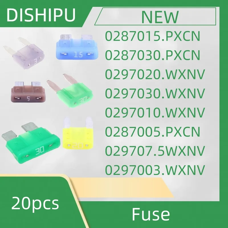 20 шт. 0287015.PXCN 0287030.PXCN 0297020 0297030. WXNV 0297010. PXCN 0287005 029707 5. предохранитель