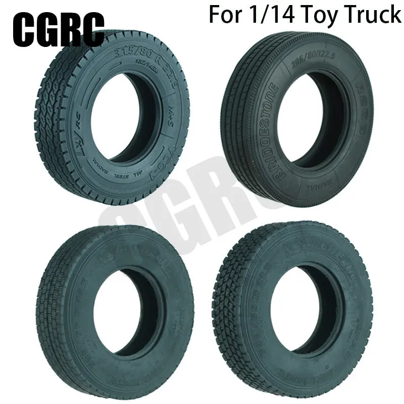 

2PCS Rubber Road Tire Narrow Width For 1/14 RC Truck Trailer Tipper Tamiya Scania 56368 770s MAN TGX Volvo FH16 Actros DIY Parts