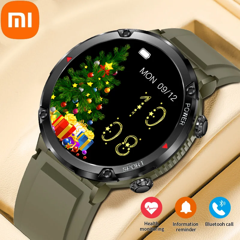 

Новинка мужские Смарт-часы Xiaomi 1,6 дюйма IPS HD экран Bluetooth звонки наручные часы IP68 Водонепроницаемые Смарт-часы с батареей большой емкости
