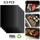 35 шт.набор, антипригарный коврик для гриля и барбекю