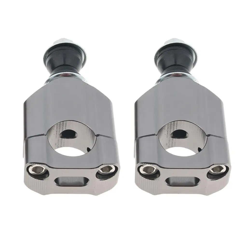 

2x 28MM 1 1/8" Handlebar Riser Mount Clamps for Motorcycle Dirt Bike ATV Professional Installation Highly Recommended
