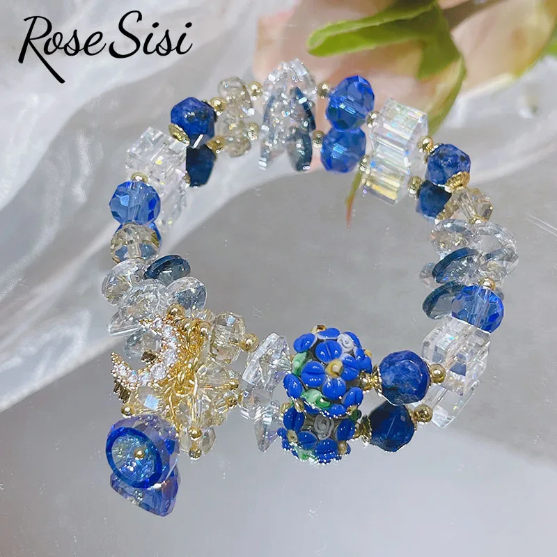 

Женский браслет на запястье, с кристаллами