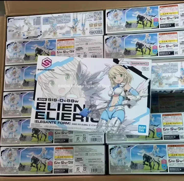 В наличии Новый комплект персонажей Bandai Genuine 30MS SIS-Dc88w Elenie Elle Erica (элегантный тип) -