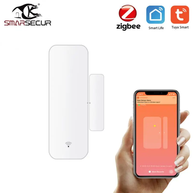 

Умный граффити Tuya, умный магнитный детектор двери ZigBee, Умный Магнитный беспроводной датчик двери и окна