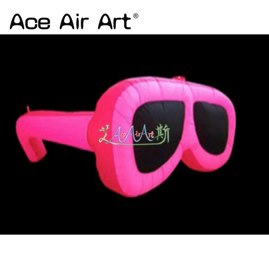 

2022 Interesting Inflatable Glasses Mode With Air Blower For Trade Show/ Advertising/Decoration Made By Ace Air Art