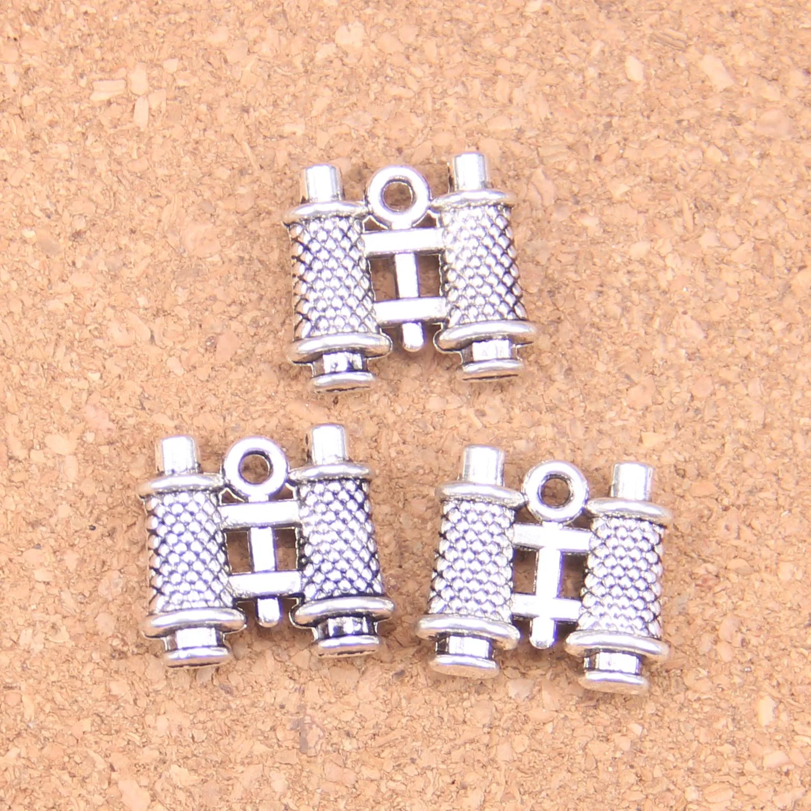 

30 шт. подвески, двусторонний телескоп 14x15x3 мм