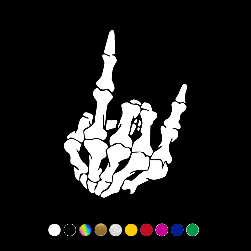 

Самый крутой Водонепроницаемый виниловый стикер с изображением черепа