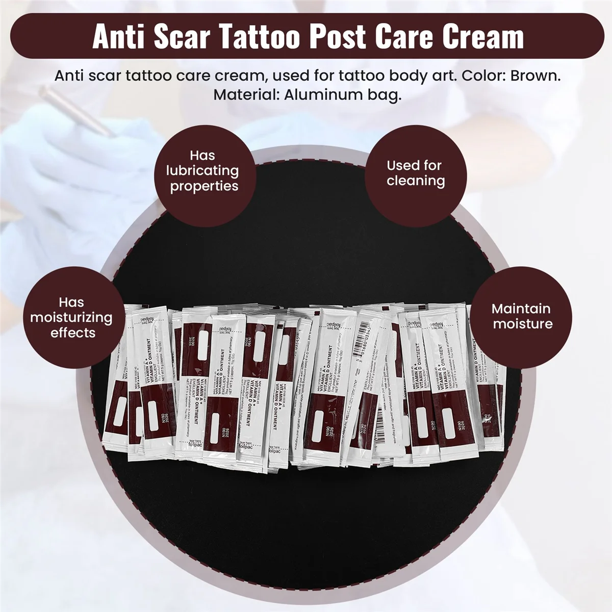 Витаминная мазь Fougera антивозрастной крем для татуировки боди-арта перманентного