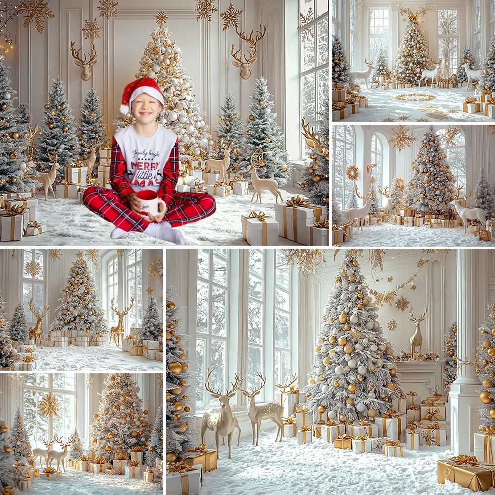 Фон для фотосъемки с изображением рождественской елки