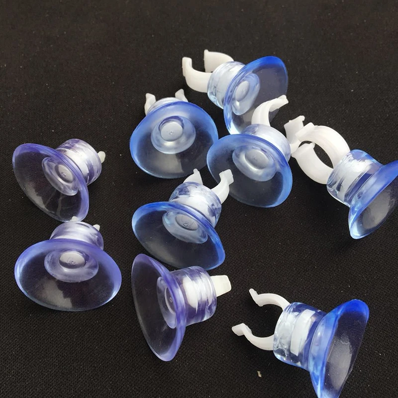 

5/10pcs Aquarium Sucker Suction Cup For 4mm Air Line Pipe Tube Wire Holder Used Sucker For Glass Surface Fish Supples