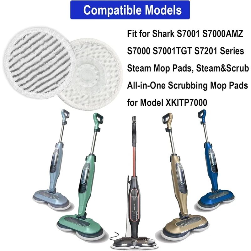 Сменные накладки для паровой швабры Shark S7000AMZ S7000 S7001TGT S7201 S7005 S7020 серия Аксессуары
