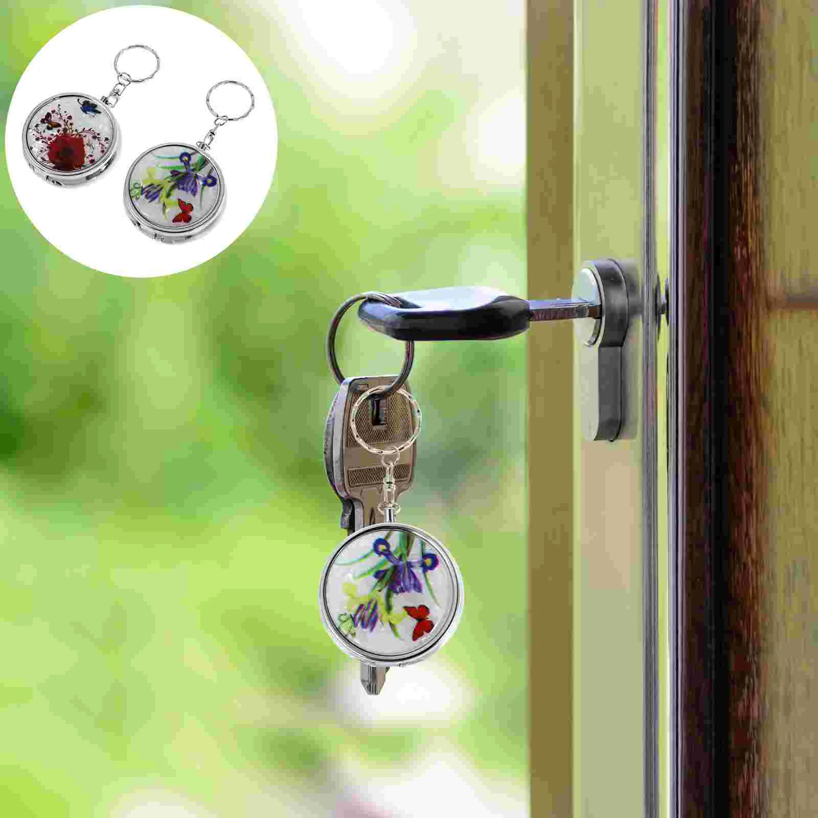 

Ashtraymini Holder Metal Ash Case Keychain Box Outdoor Vehicle Car Pocketsnuffer King Sizecontainer Keyring Male Portable Tray