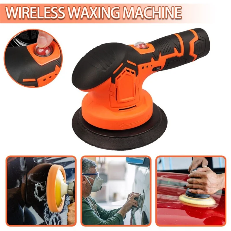 Car lithium electric polishing locomotive beauty waxing machine electric polishing machine grinding machine