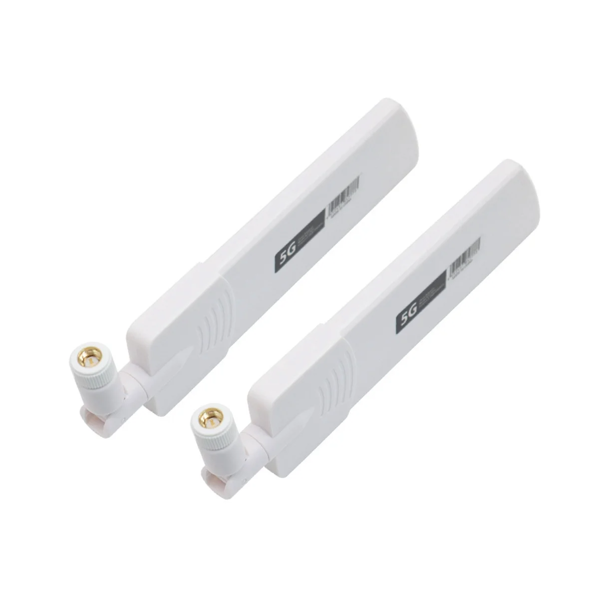 

2PCS 5G/3G/4G/GSM Full Band Omni Wireless Smart Meter Router Module Gain 40DBi Antenna, White SMA Male
