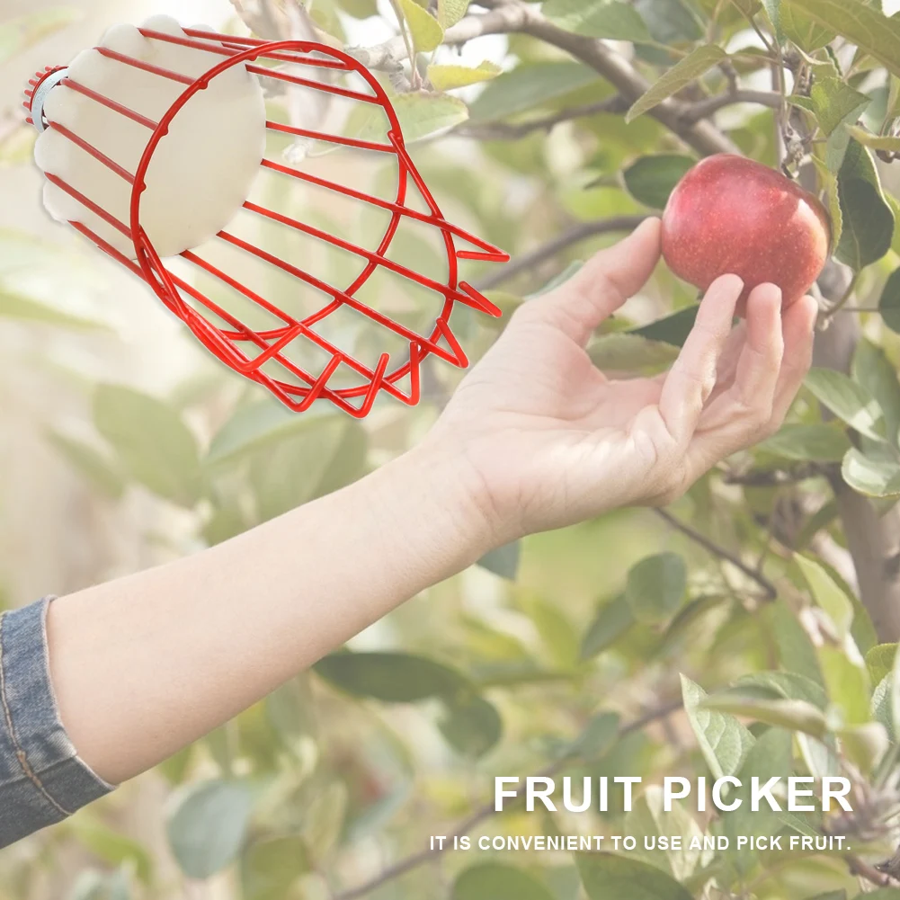 

High-Altitude Fruit Basket Picker Head Convenient Picking Collector Catcher Apple Peach Farm Orchard Supplies Garden Tools