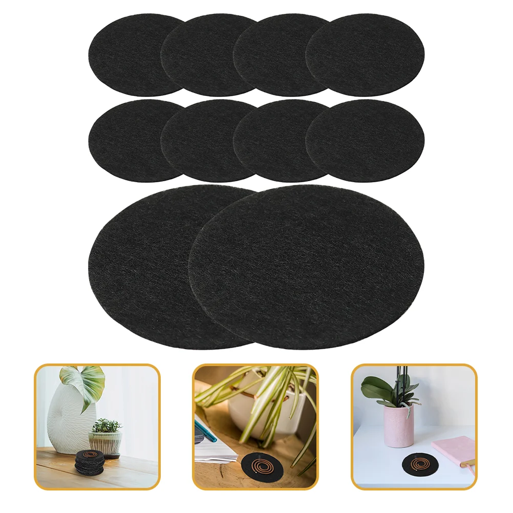 

10Pcs Fireproof Pad Heat Resistant Censer Pad Fireproof Burner Pads Supplies