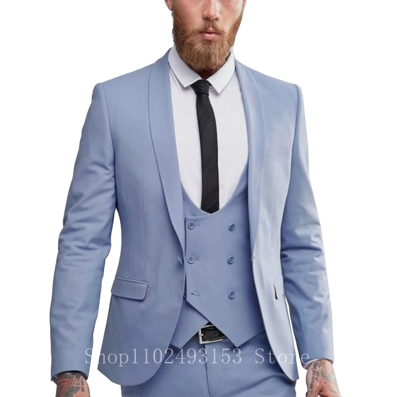 Рисунок 3 - Костюм Мужской приталенный из 3 предметов