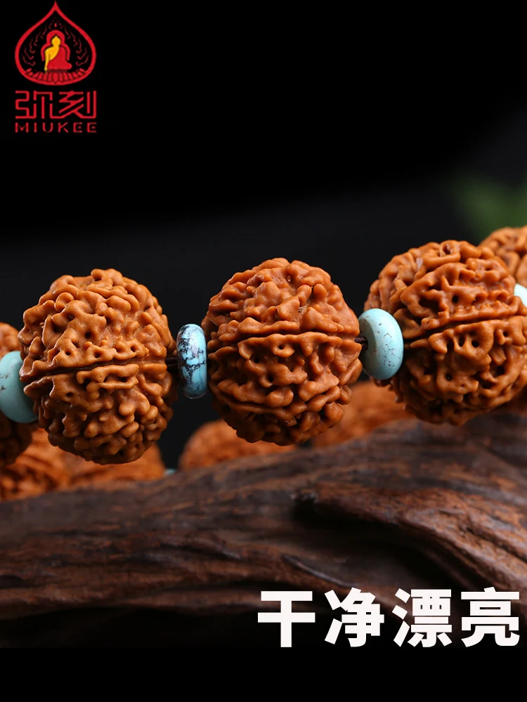 Браслет из натуральной кожи с 7 лепестками