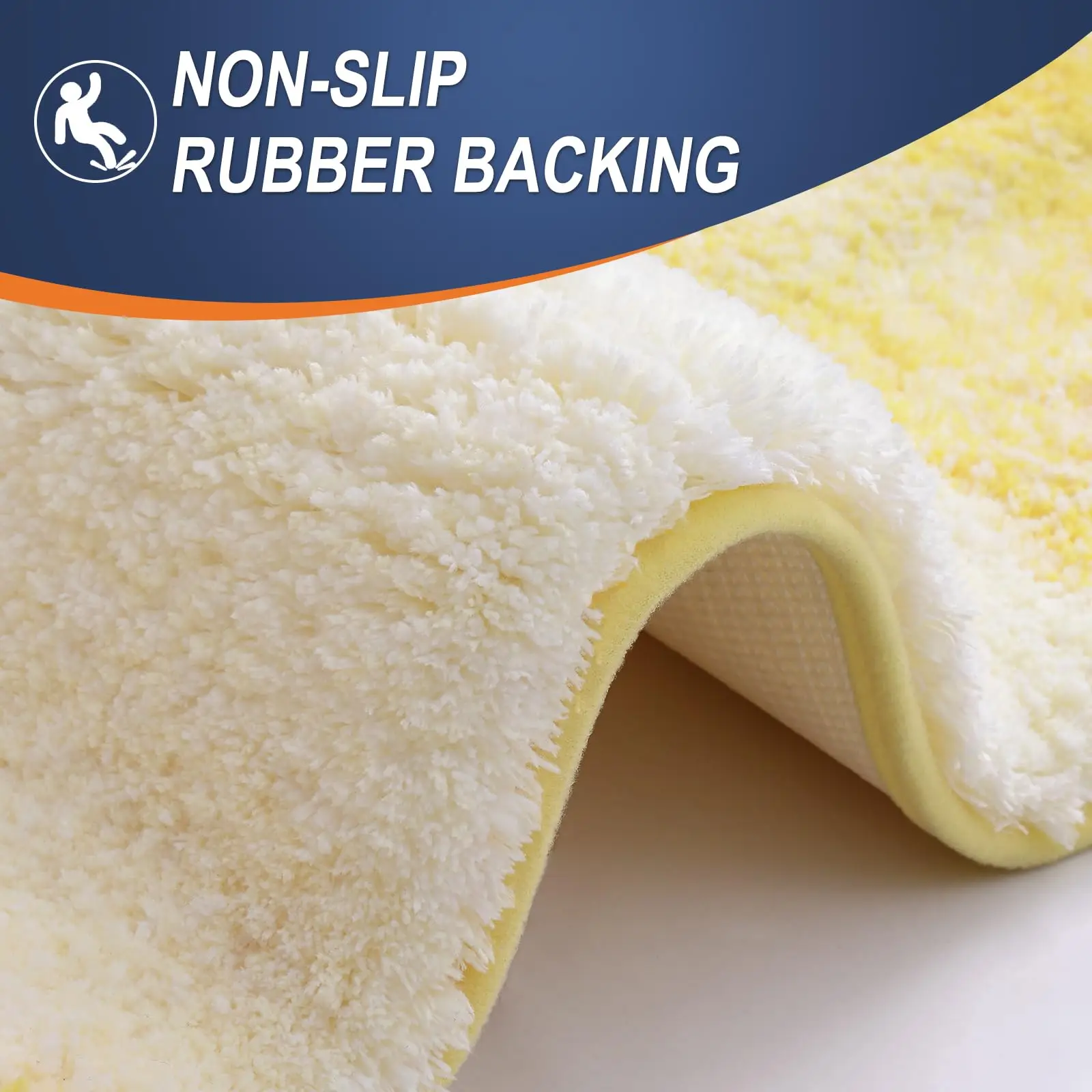 Homaxy градиент цвета стиль домашний нескользящий коврик грязевая ловушка