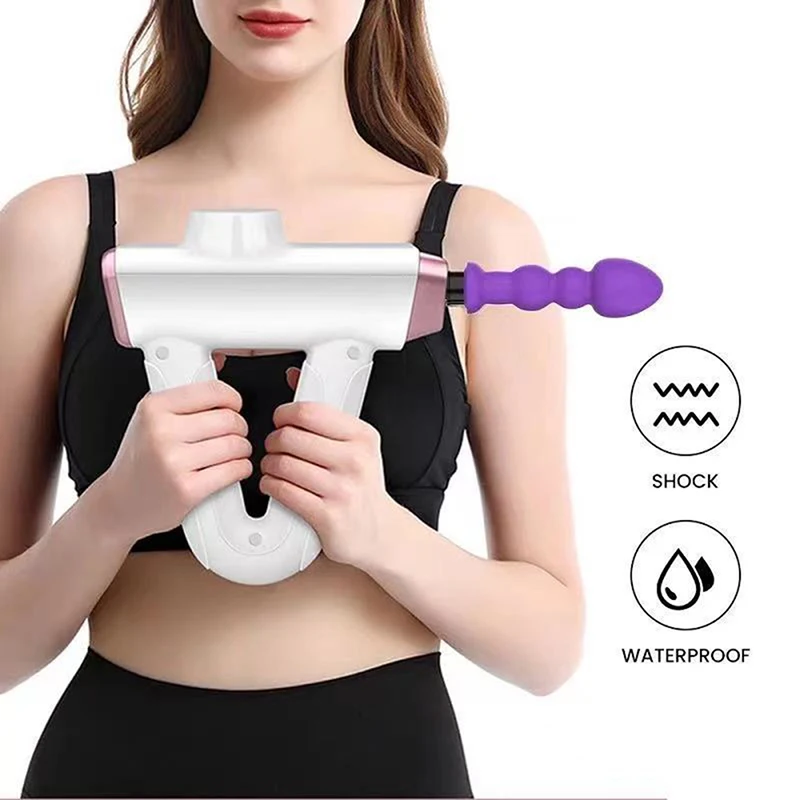 

1pc Massage Gun Head Vibration Message Gun Accesories Silicone Heads For Fascia Massage Gun Percussion Vibrators For Female Man
