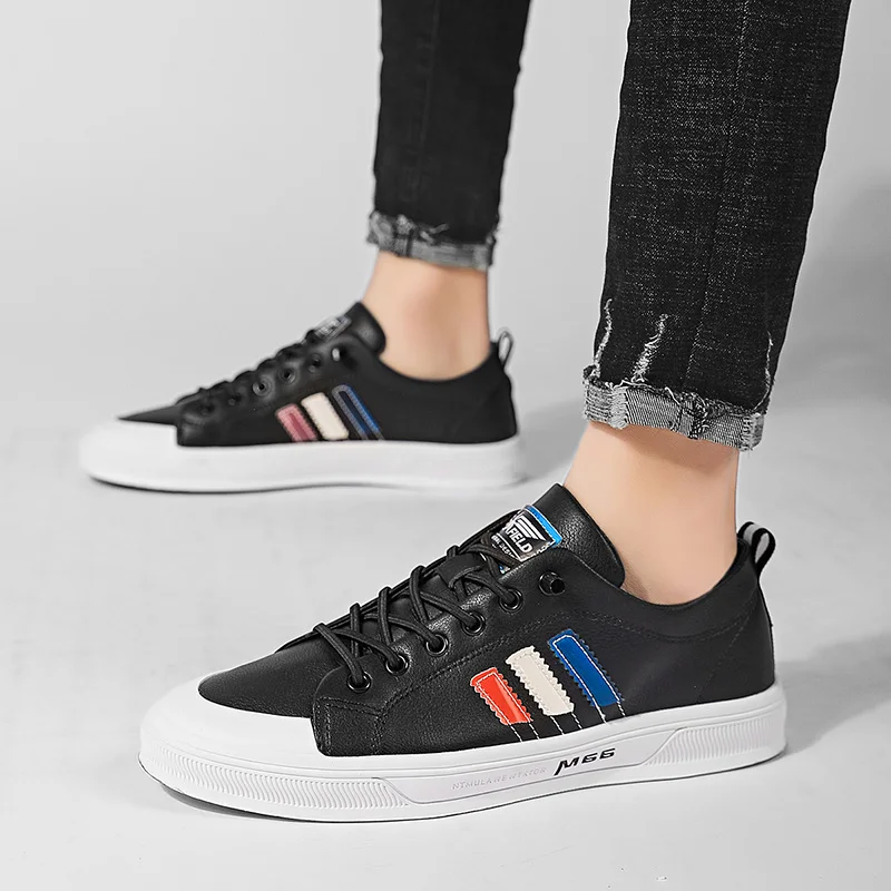 

Новинка, классные мужские кроссовки на плоской подошве, спортивная обувь для отдыха, весенние модные мужские повседневные кроссовки из спл...