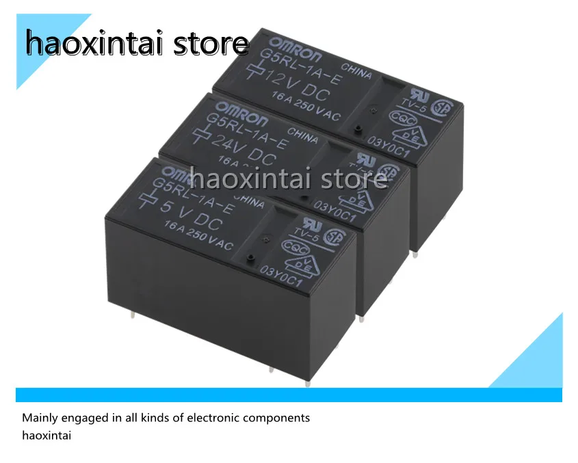 

1pcs relay G5RL-1A-E-5VDC 12VDC 24VD 6 feet normally open 16A
