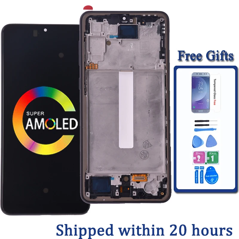 6 4-дюймовый AMOLED-дисплей для Samsung A33 5G ЖК-дисплей A336 с цифровым преобразователем