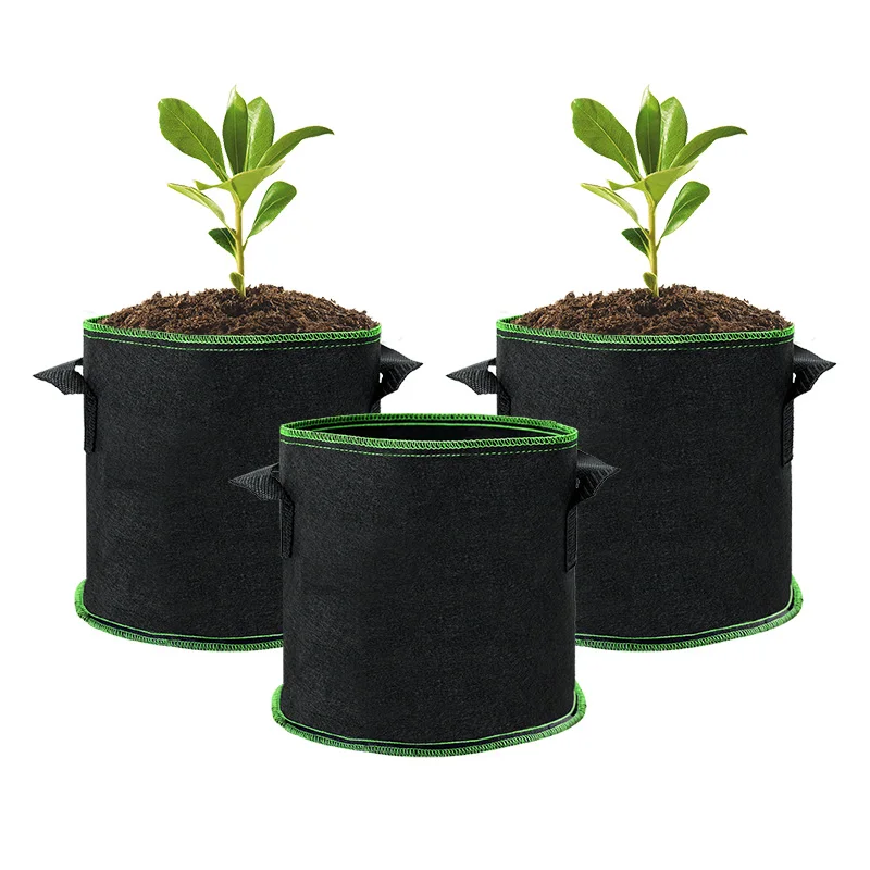 

1Pcs 2-10 Gallon Portable Plant Grow Bag Home Garden Decor Environmental Friendly Flowers Vegetables Planting Pots Tools
