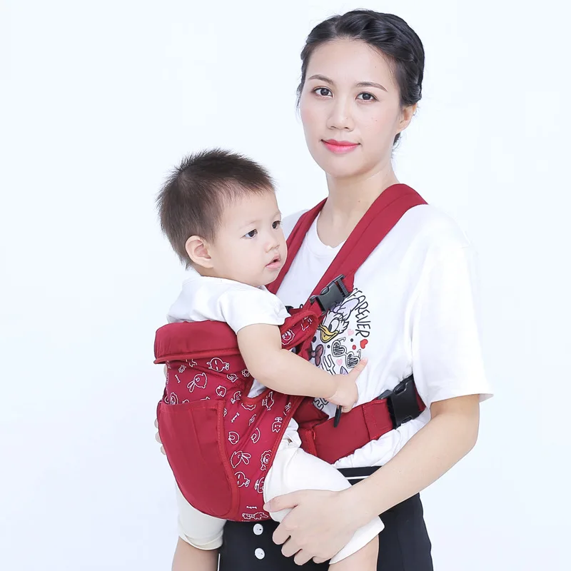 Newborn Baby Carriers 2022 New Thin Infant Toddler Carriers Multicolor Waist Stool Kids Carriers Childrens Labor-saving Carriers