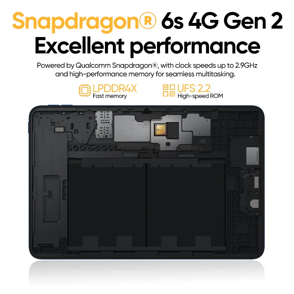 Фото Новейший планшет POCO Pad C1 2026 года, глобальная версия, Snapdragon 6s 4G Gen 2, 9.7-дюймовый 2K-дисплей 120 Гц, аккумулятор 7600 мАч, быстрая зарядка 18 Вт №3