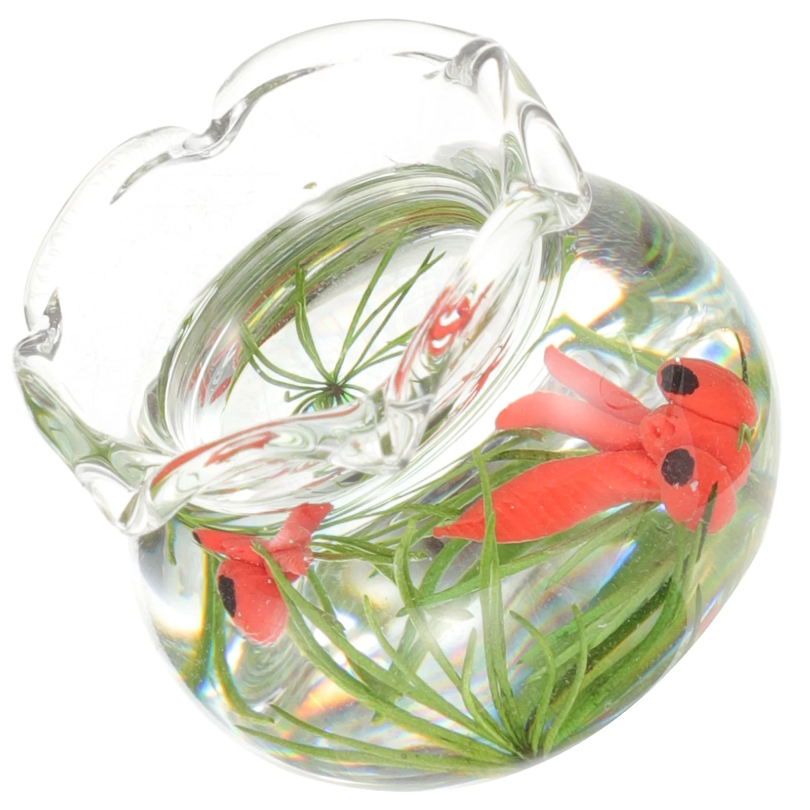

Miniature Fish Bowl Mini House Decor Micro Landscape Fish Tanks Fish Bowl for Crafting