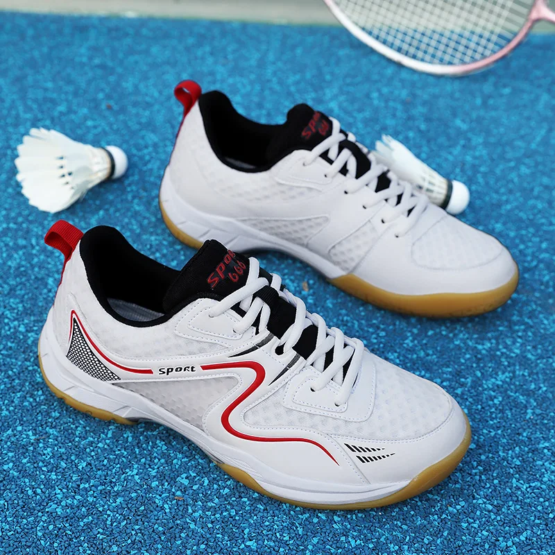 New Badminton Shoes Men's and Women's Outdoor Fitness Tennis Shoes Volleyball Shoes High Quality Training Table Tennis Shoes