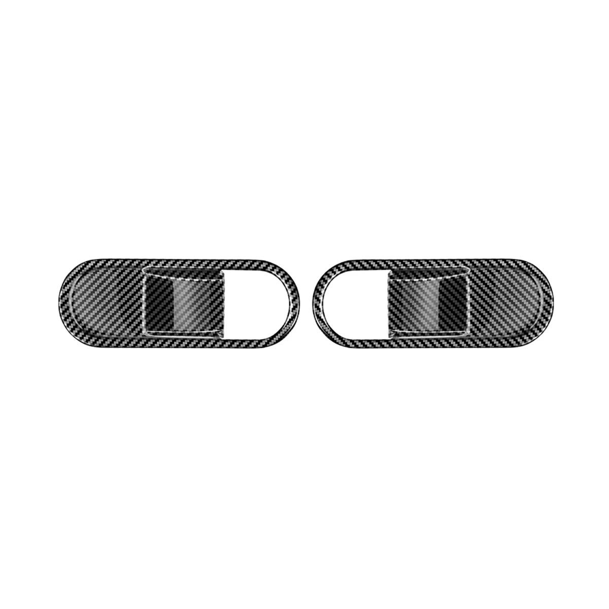 

Кнопки для подъема стекла на заднюю панель из углеродного волокна, декоративная крышка для Hyundai IONIQ 6 2022-2023, низкая Версия