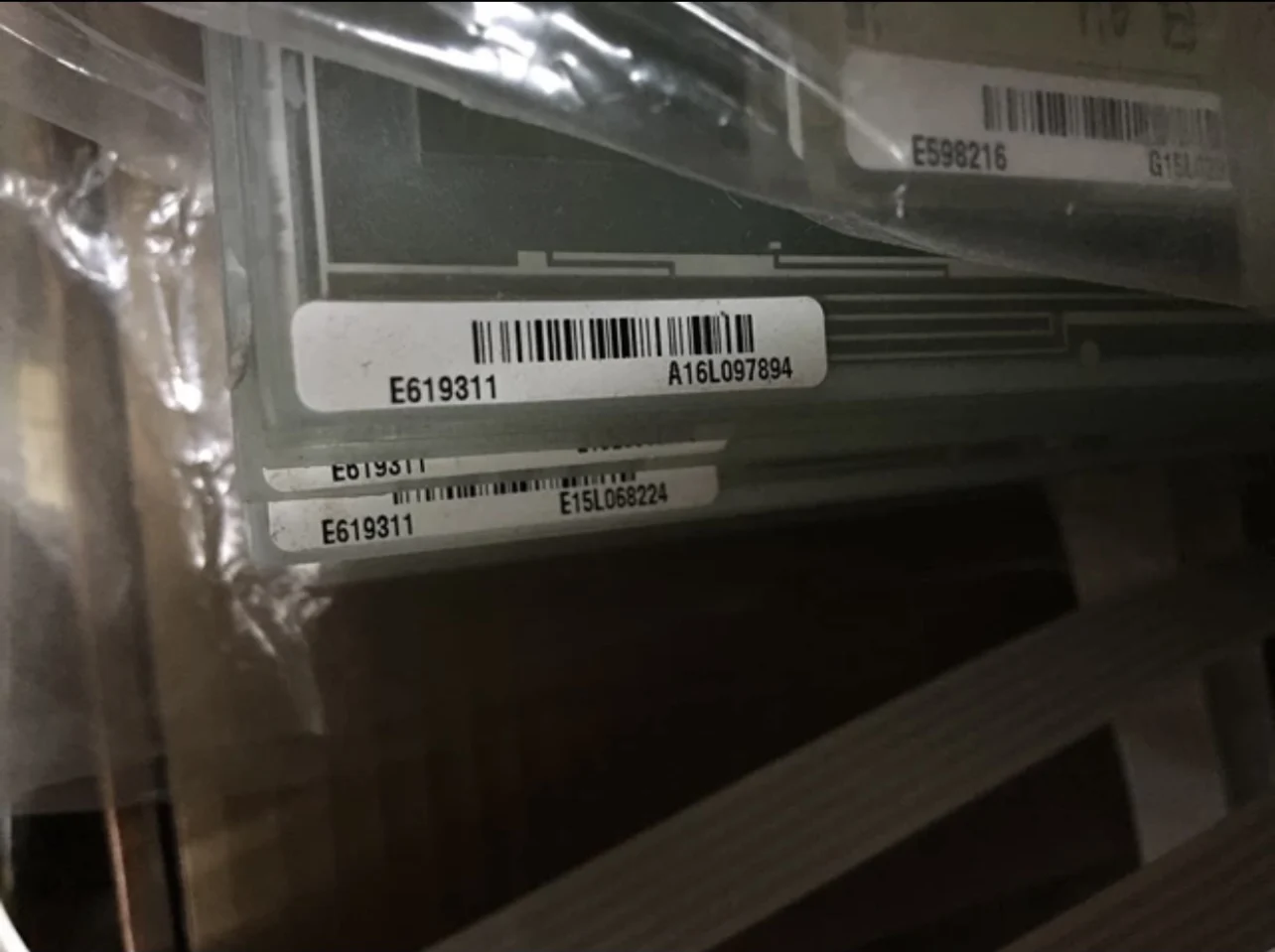 

New E619311 SCN-AT-FLT24.0-W01-0H1-R touch screen glass panel test good